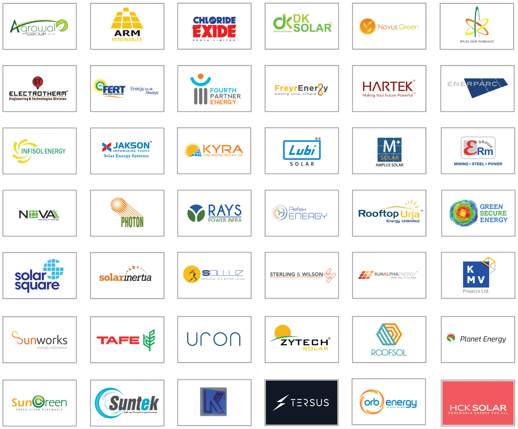 RPK Green Trading client logos