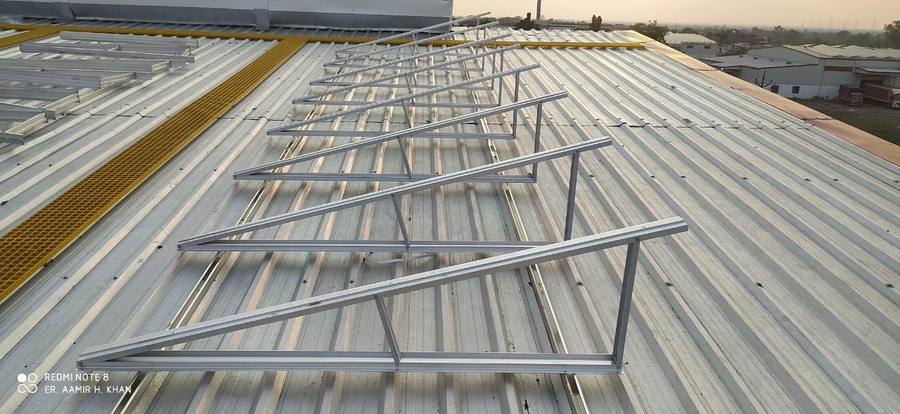 Evening install, single row