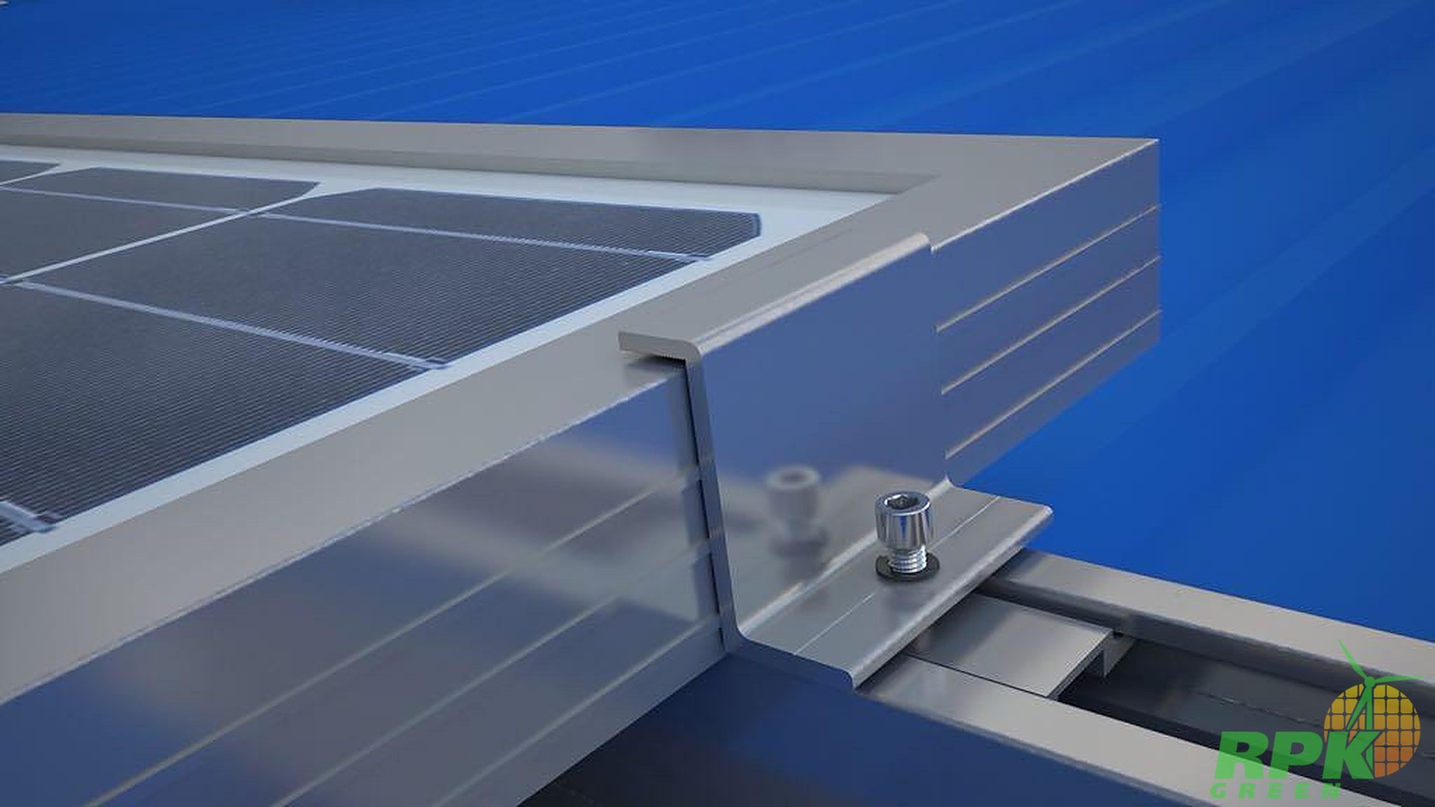 End clamp holding module